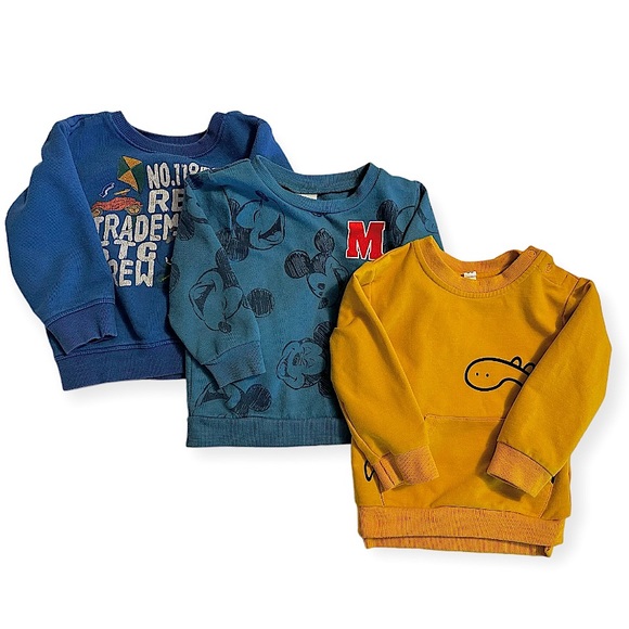 Set of 3 sweatshirts. Toddler 18-24 months - Picture 1 of 5